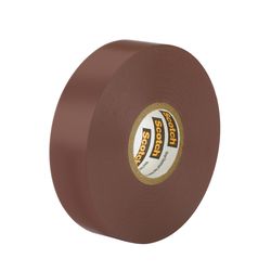 Scotch 3/4 in. W X 66 ft. L Brown Vinyl Electrical Tape