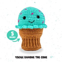 Bucilla Ramone the Cone Amigurumi Crochet Kit 1 pk