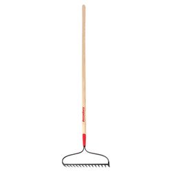 Razor-Back 66.3 in. 15 Tine Steel Bow Rake Wood Handle