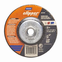 Norton Clipper 4-1/2 in. D X 5/8-11 in. X 1/4 in. thick Classic Grinding Wheel 1 pk