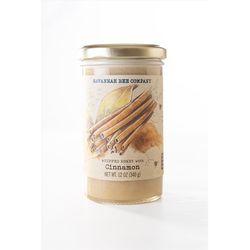 Savannah Bee Company Cinnamon Whipped Honey 12 oz Jar
