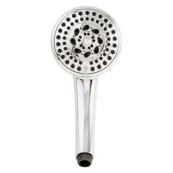 PlumbCraft Chrome Metal 5 settings Handheld Showerhead 2 gpm