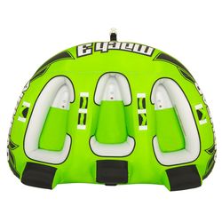 Airhead Nylon Inflatable Green Mach Towable Tube 75 in. W X 107 in. L