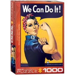 Eurographics Rosie the Riveter Jigsaw Puzzle Multicolored 1000 pc