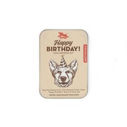 Kikkerland Kobe Dog Birthday Kit Paper/Iron/Cotton/Stainless Steel 1 pk