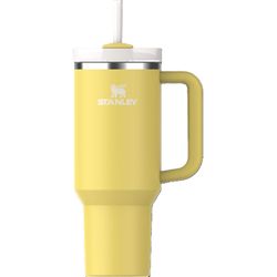 Stanley The Quencher H2.0 FlowState 40 oz Daffodil BPA Free Double-wall Vacuum Insulated Tumbler