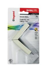 Legrand On-Wall 2.63 in. L Outside Elbow 1 pk