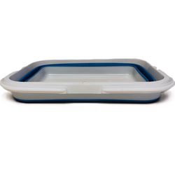 Kosin Family Flex Pail Basket 3.1 gal Bucket Blue