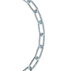 Koch Industries 2 Sizes Straight Link Carbon Steel Coil Chain 0.082 in. D X 10 ft. L