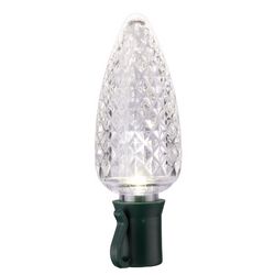 Celebrations Platinum LED C9 Pure White 25 ct String Christmas Lights 25 ft.