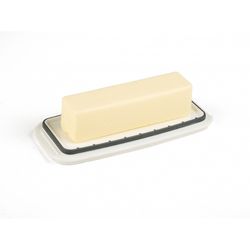 Progressive Prepworks Gray/White Butter Container 1 pk