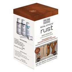 Modern Masters Metal Effects Flat Rust Water-Based Oxidizing Finish Kit Interior 100 g/L 2 oz