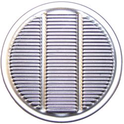 Gibraltar Building Products 2 in. H Silver Aluminum Vulcan Vent