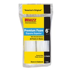 Whizz Foam 6 in. W X 1/2 in. Mini Paint Roller Cover 2 pk