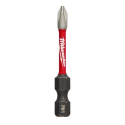 Milwaukee Shockwave Phillips #1 X 2 in. L Power Bit Alloy Steel 1 pk