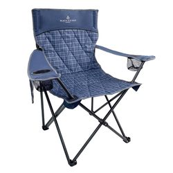 Black Sierra Equipment Blue Folding Quad Chair