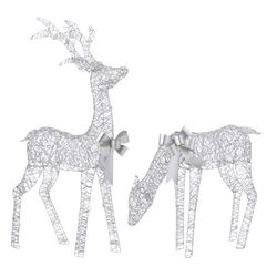 Seasonal LLC LED Warm White Reindeer 36 in. Yard Decor