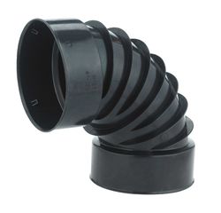 Advanced Drainage Systems 4 in. Snap X 4 in. D Snap Polyethylene 8 in. 90 Degree Elbow 1 pk