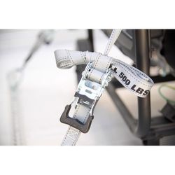 Keeper 1 in. W X 15 ft. L Gray Ratchet Tie Down Strap 500 lb 4 pk