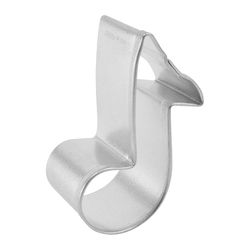 R&M International Corp 1 in. W X 2 in. L Mini Music Note Cookie Cutter Silver 1 pc