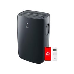 LG 350 sq ft 2 speed 8,000 BTU Portable Air Conditioner with Remote