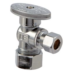 Ace 1/2 in. Compression Compression Brass Angle Stop Valve