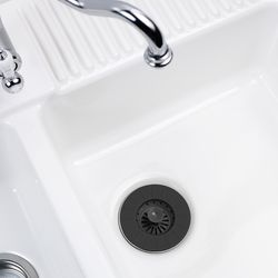 Tovolo 4.48 in. D Plastic/Silicone Collapsible Stopper and Strainer Charcoal