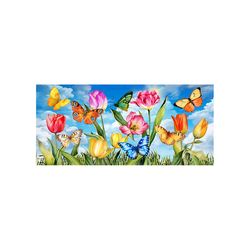 Briarwood Lane 22 in. W X 10 in. L Multi-Color Rubber Door Mat