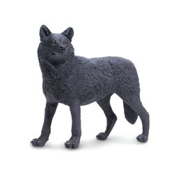 Safari Ltd. Wildlife Wonders Wolf Toy Black
