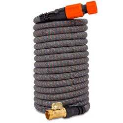 Hydrotech 5/8 in. D X 75 ft. L Medium Duty Professional Grade Expandable Lightweight Garden Hose