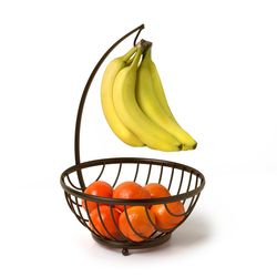 Spectrum Ashley Bronze Steel Fruit Tree Basket