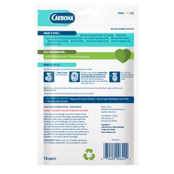 Carbona Lemon Lime Scent Toilet Bowl Cleaner 1.09 oz Wipes