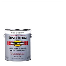 Rust-Oleum Professional Indoor and Outdoor Gloss White Oil-Based Protective Paint 1 gal