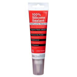 Polymershapes Clear Silicone Adhesive Sealant 2.8 oz