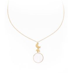 Matr Boomie Rajani Women's Pearl Pendant Gold Necklace