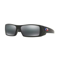 Oakley Standard Issue Gascan USA Flag Sunglasses Unisex Matte Black Frame Black Iridium Lens