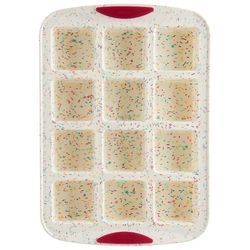Trudeau Confetti Fuchsia Brownie Pan Multicolored 1 pc