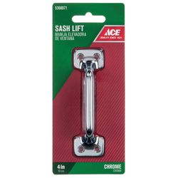 Ace 4 in. L Chrome Chrome Universal Sash Lift Handle 1 pk