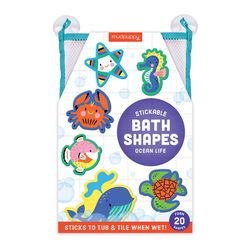 Mudpuppy Bath Shapes Multicolored 20 pc