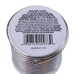 Oatey Lead-Free Plumbing Wire Solder Metal 97/3 1 pc