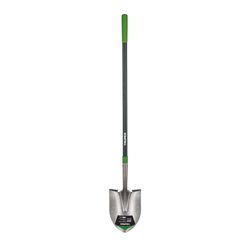 Truper Tru-Tough 56.75 in. Steel Round Digging Shovel Fiberglass Handle