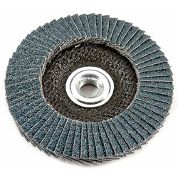 Forney 4-1/2 in. D X 7/8 in. Zirconia Aluminum Oxide Flap Disc 80 Grit 1 pc
