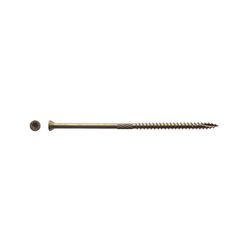 Big Timber No. 9 Sizes X 4 in. L Star Bronze Deep Wood Screws 1500 pk