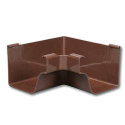 Amerimax 6.25 in. H X 3.4 in. W X 6.25 in. L Brown Vinyl Inside Corner