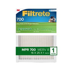 Filtrete 16 in. W X 25 in. H X 1 in. Polypropylene 700 MPR Pleated Air Filter 1 pk