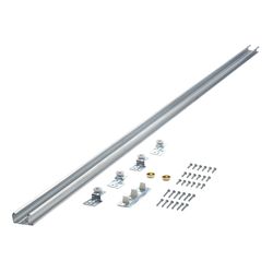 Ace 72 in. L Gray Steel By-Pass Door Hardware Set 1 pc