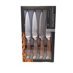 Outset Stainless Steel Knife Set 4 pc