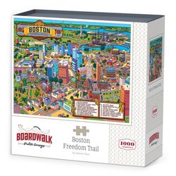 Boardwalk Iconic Places Boston Freedom Trail Jigsaw Puzzle Multicolored 1000 pc