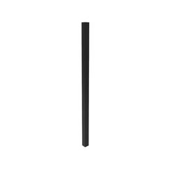 Fortress Building Products Estate 9 ft. H X 3 in. W Powder Coated Black Steel Fence Post
