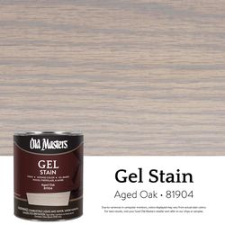 Old Masters Semi-Transparent Aged Oak Oil-Based Alkyd Gel Stain 1 qt